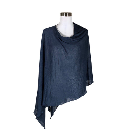 Unisex Voglia - Poncho, size 40 - Blue ()