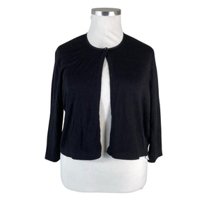 Unisex Gerry Weber - Knit bolero jacket, size 48 - Black (1)