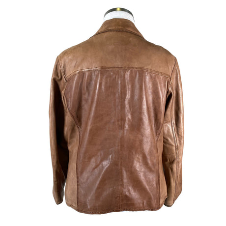 Unisex Santarelli - Leather jacket, size 44 - Brown (2)