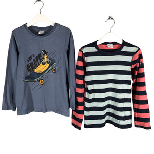 Unisex Polarn O. Pyret - Tricot shirt, size 122 - 128 - Blue (1)