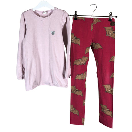 Unisex Blaa - Leggings, size 134 - 140 - Pink ()
