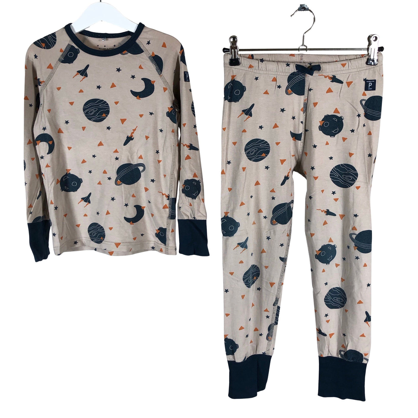 Unisex Polarn O. Pyret - Nightwear, size 110 - 116 - Beige (1)