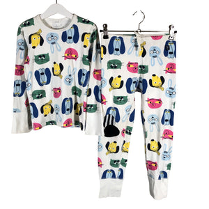Unisex Polarn O. Pyret - Nightwear, size 110 - 116 - White (1)