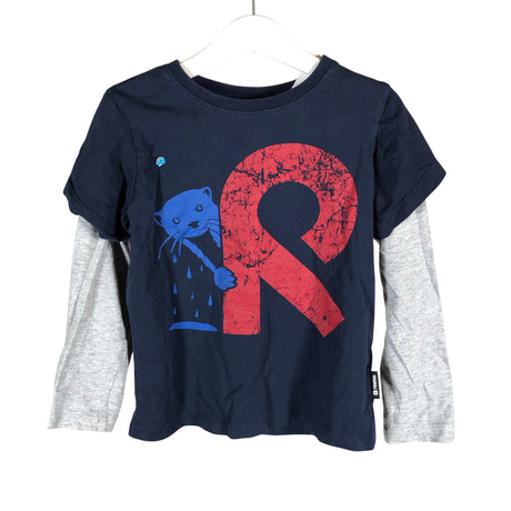 Unisex Reima - Tricot shirt, size 110 - 116 - Blue ()