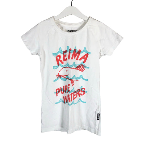 Unisex Reima - Tricot tunic, size 128 - 134 - White ()