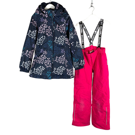 Unisex Reimatec - Winter jacket and pants set, size 134 - 140 - Blue ()