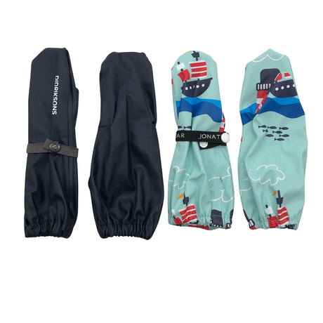 Unisex Didriksons - Rain mittens, size 5 - 8 vuotta - Blue ()