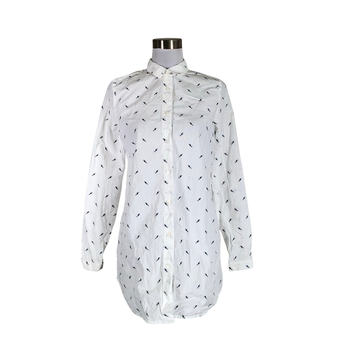Unisex R-collection - Collared shirt, size 38 - White (1)