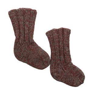 Unisex Handmade - Wool socks, size 25 - Light pink (1)