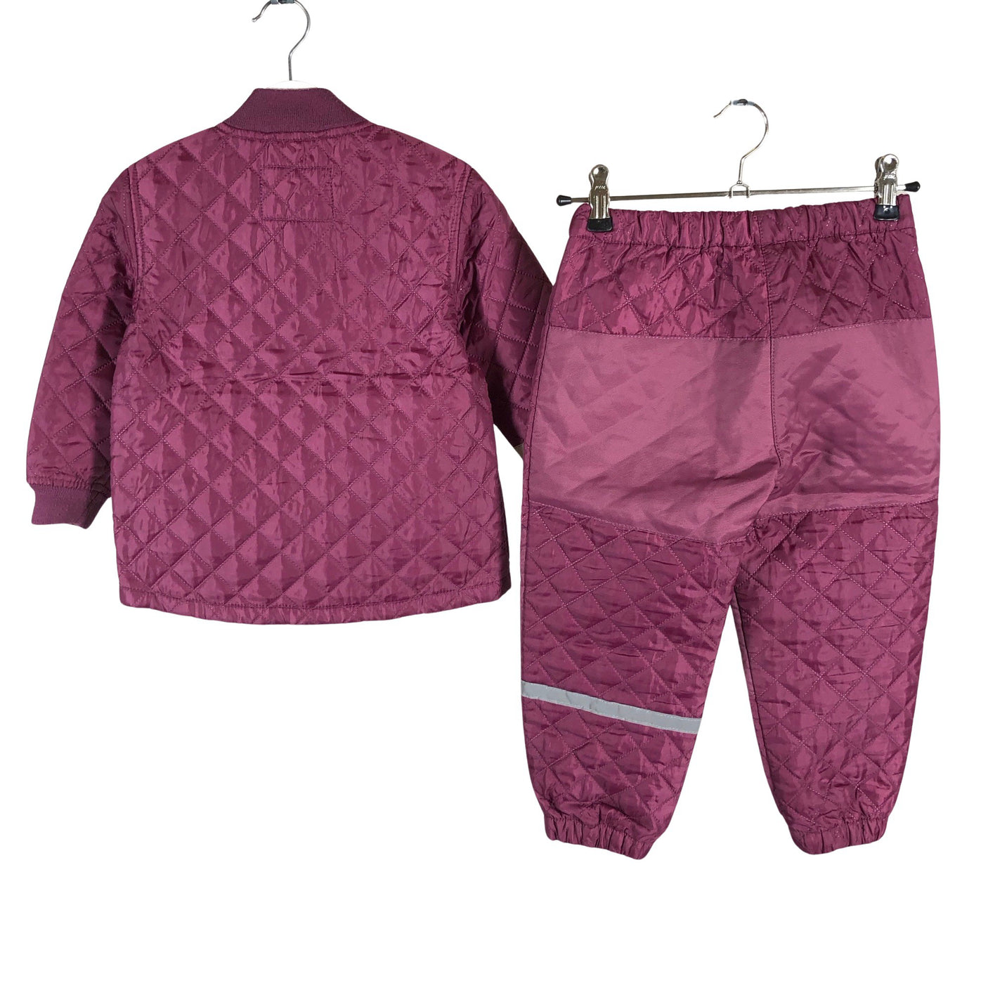 Unisex Zig Zag - Lightly padded jacket, size 98 - 104 - Wine red (2)