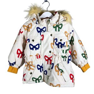 Unisex Mini Rodini - Winter jacket, size 92 - 98 - Natural white (1)