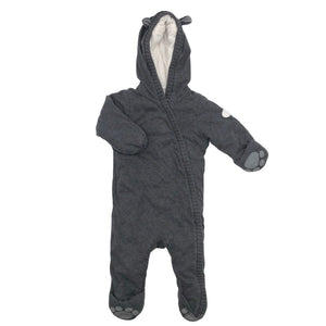 Unisex Newbie - Lightly padded overall, size 56 - 62 - Gray (1)