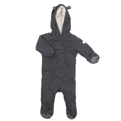 Unisex Newbie - Lightly padded overall, size 56 - 62 - Gray ()