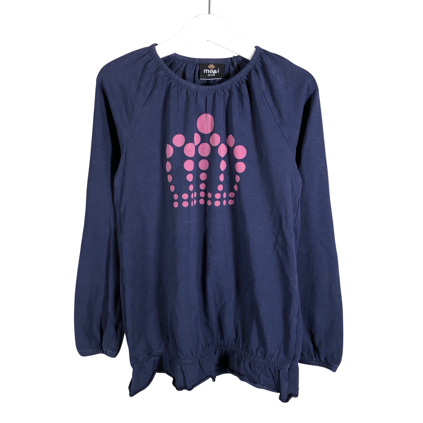 Unisex me&i - Tricot shirt, size 122 - 128 - Blue (1)