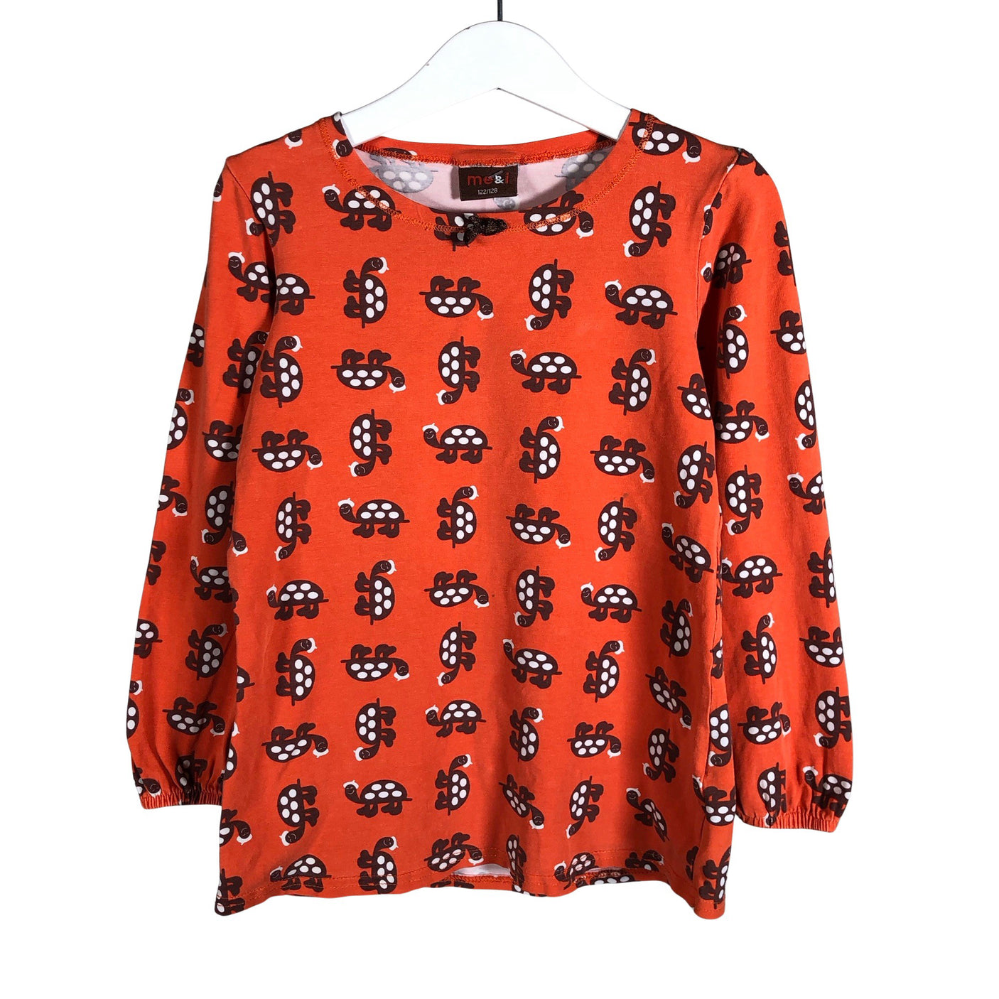 Unisex me&i - Tricot shirt, size 122 - 128 - Orange (1)