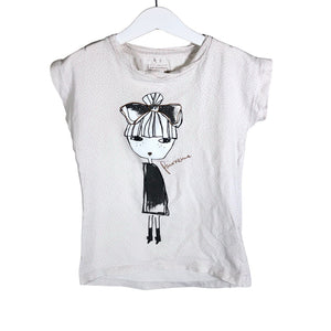 Unisex Name It - T-shirt, size 122 - 128 - White (1)