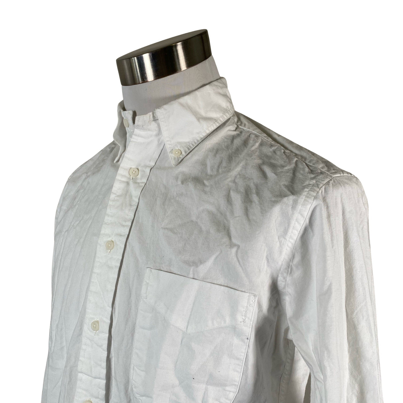 Unisex Gitman Bros. - Collared shirt, size M - White (3)