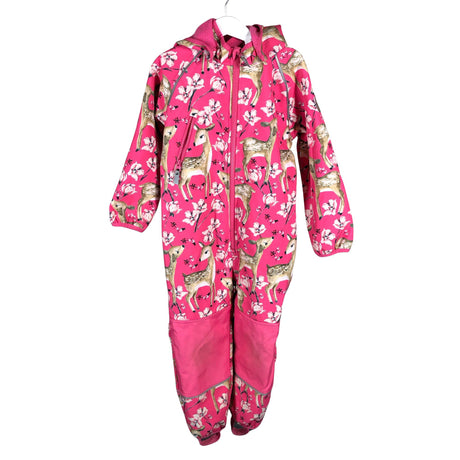 Unisex Jonathan - Soft shell jumpsuit, size 104 - 110 - Pink ()