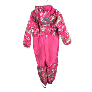 Unisex Jonathan - Soft shell jumpsuit, size 104 - 110 - Pink (2)