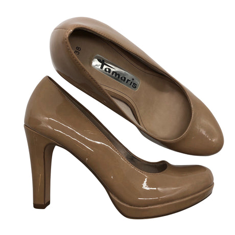 Unisex Tamaris - High heels, size 38 - Beige ()