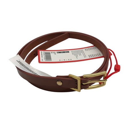 Unisex Esprit - Leather belt, size No size - Brown ()