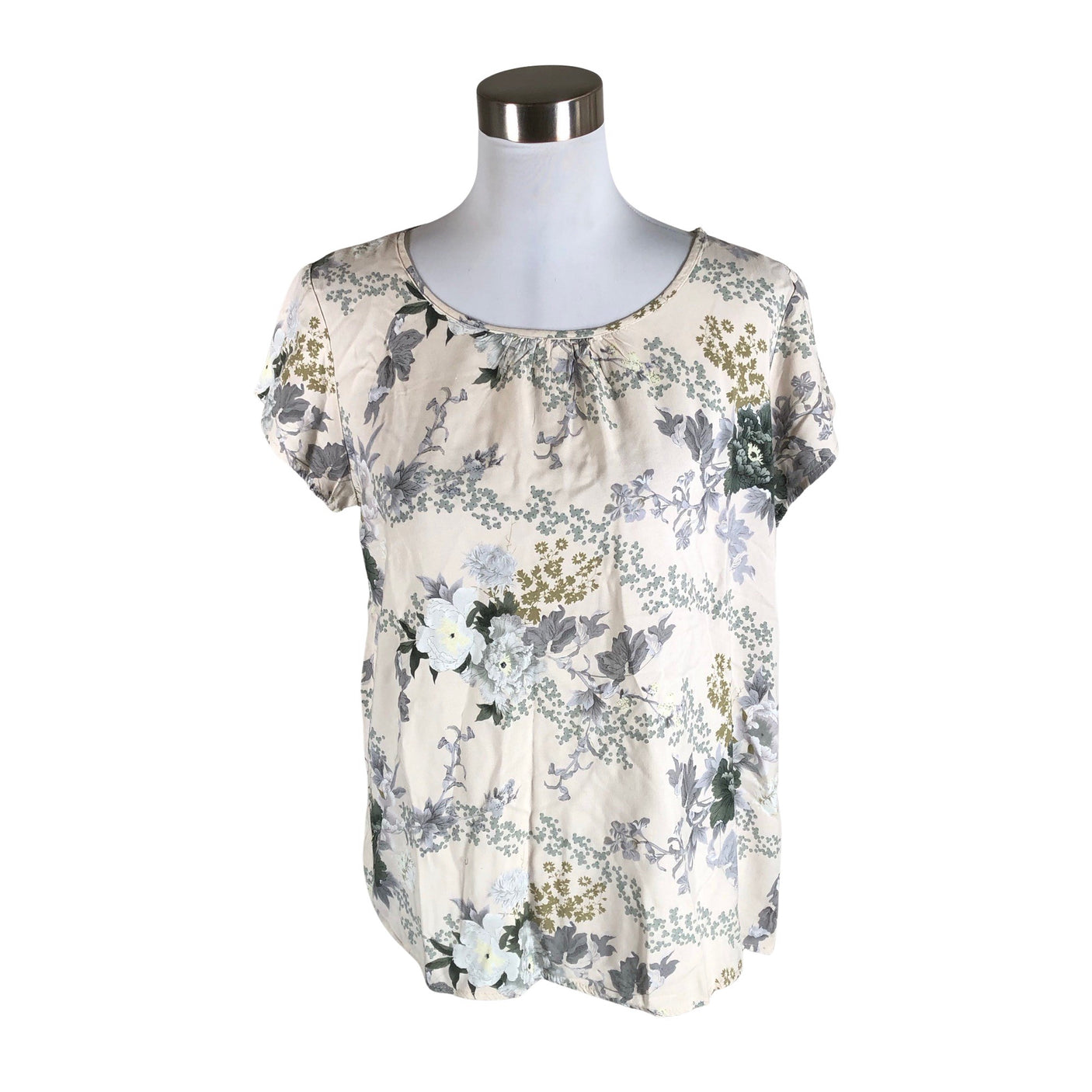 Unisex Esprit - Short-sleeved blouse, size 38 - Beige (1)
