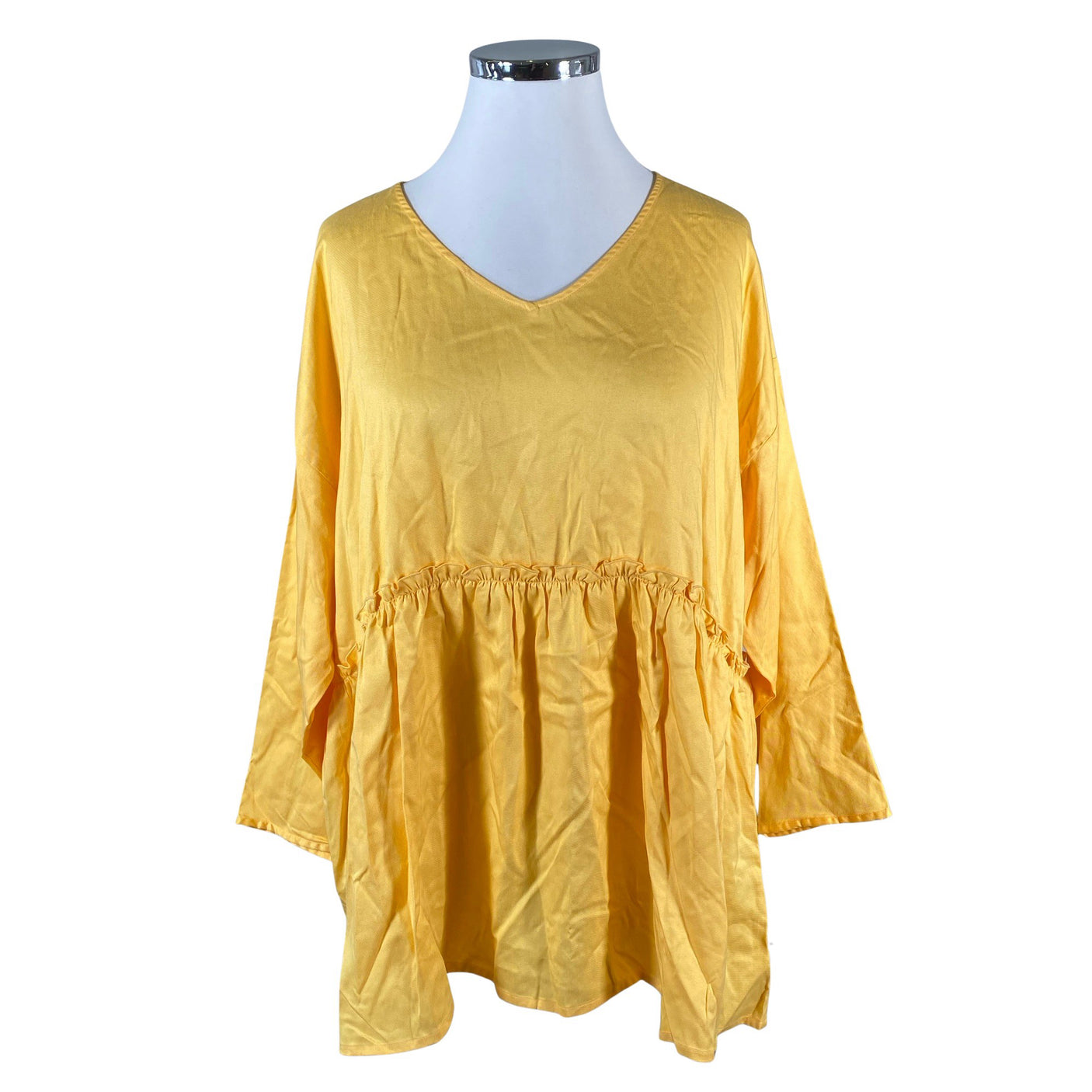 Unisex Kaiko - Schiffon tunic, size 42 - Yellow (1)