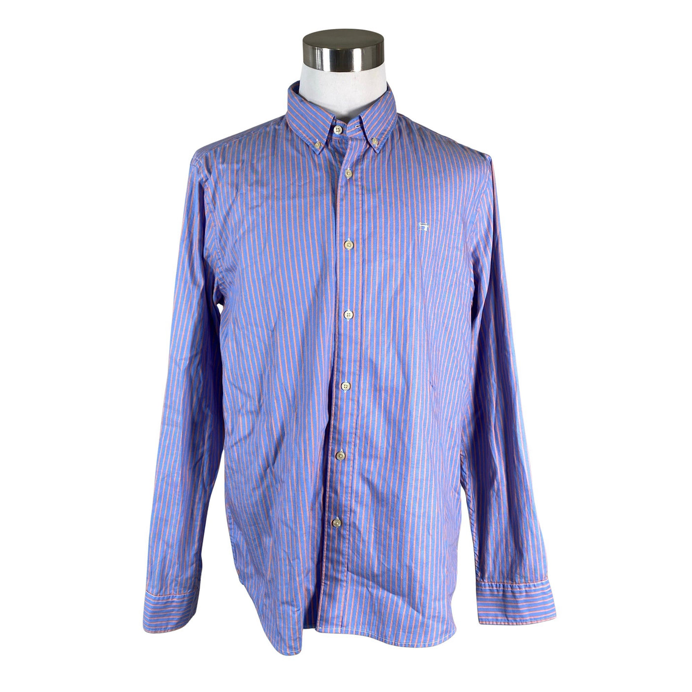 Unisex Scotch&Soda - Collared shirt, size XXL - Blue (1)