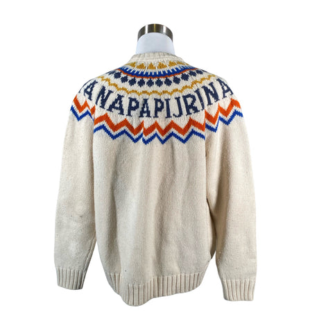 Unisex Napapijri - Sweater, size XXL - Natural white (2)