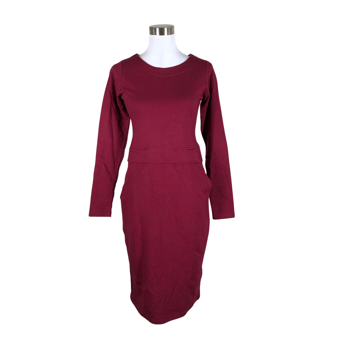 Unisex NOSH - Tricot dress, size 32 - Wine red (1)