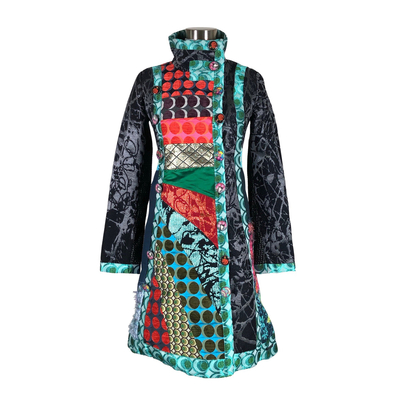 Unisex Desigual - Wool coat, size 36 - Black (1)