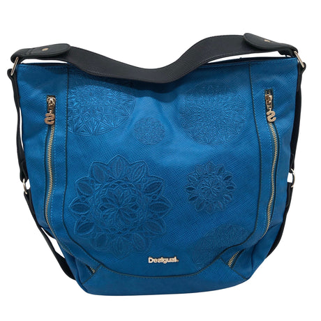 Unisex Desigual - Handbag, size Midi - Blue ()