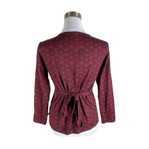 Unisex Marimekko - Tricot shirt, size 38 - Wine red (2)