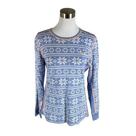 Unisex Kari Traa - Thermal shirt, size 40 - Blue ()