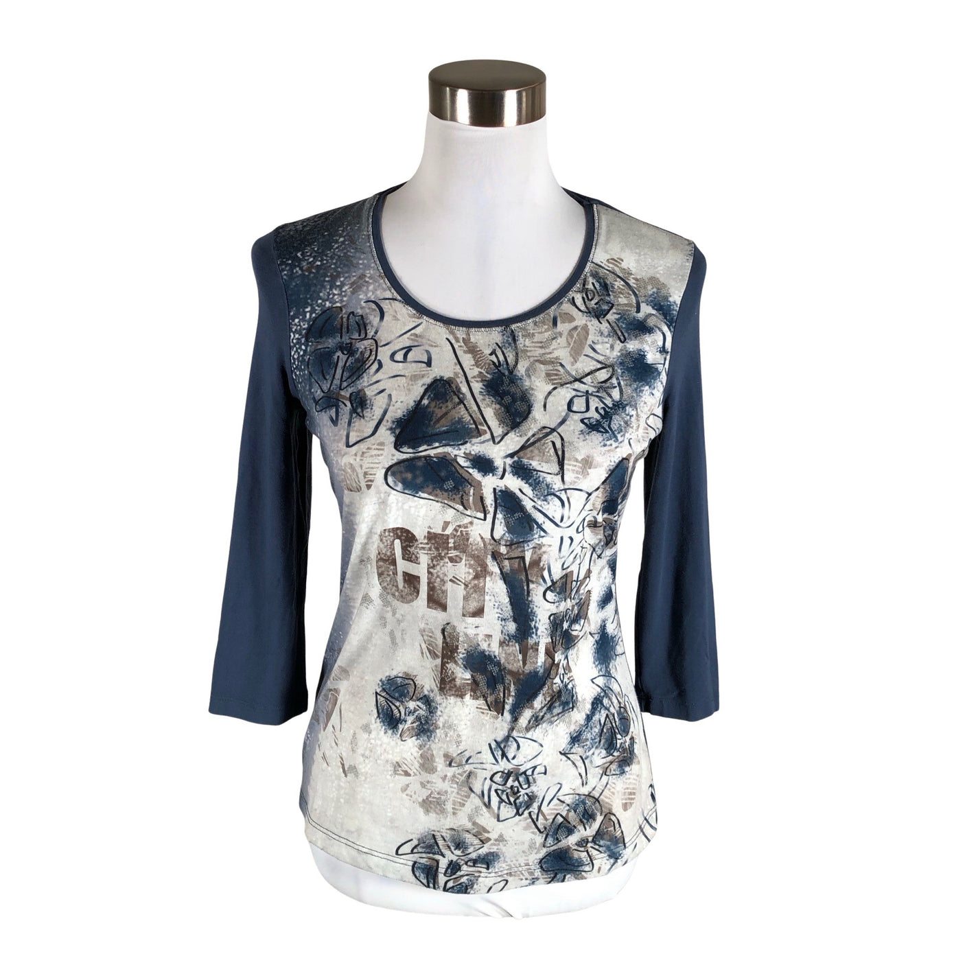 Unisex Barbara Lebek - Tricot shirt, size 36 - Blue (1)