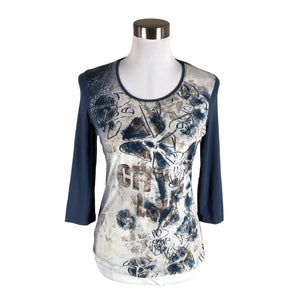 Unisex Barbara Lebek - Tricot shirt, size 36 - Blue (1)