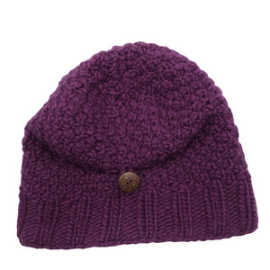 Unisex Kusan - Winter beanie, size 54 - 56 cm - Violet (2)