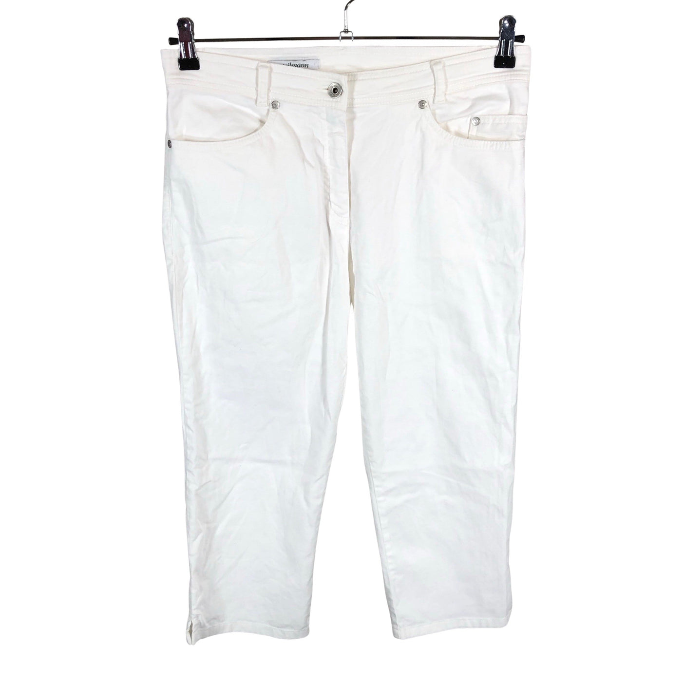 Unisex Steilmann - Capri jeans, size 42 - White (1)