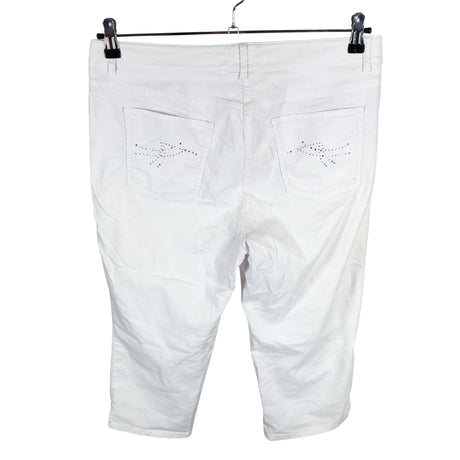 Unisex Steilmann - Capri pants, size 42 - White (2)