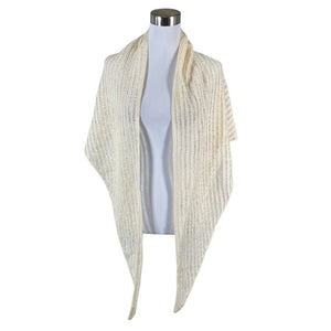 Unisex Pirita - Shawl, size Maxi - Natural white (1)