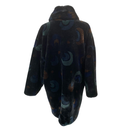 Unisex Skila - Faux fur coat, size 38 - Black (2)