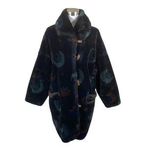 Unisex Skila - Faux fur coat, size 38 - Black (1)
