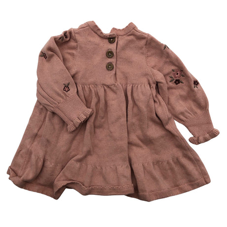 Unisex Newbie - Knit dress, size 50 - 56 - Light pink (2)