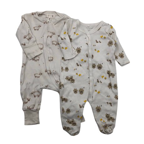 Unisex Name It - Romper, size 50 - 56 - White ()