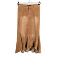 Unisex Your Face - Fabric skirt, size 36 - Brown ()