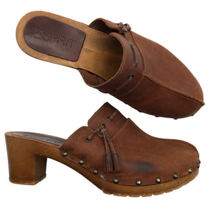 Unisex Esprit - Slip-on shoes, size 40 - Brown (1)