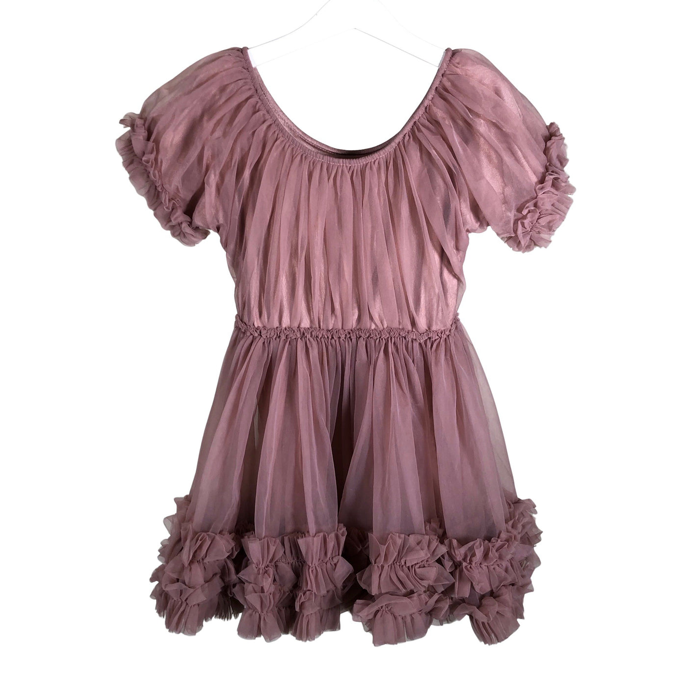 Unisex Dolly By Le Petit Tom - Party dress, size 110 - 116 - Light pink (1)