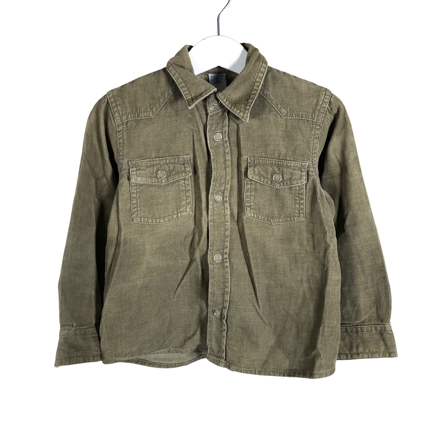 Unisex Petit Bateau - Denim shirt, size 98 - 104 - Green (1)