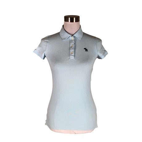 Unisex Abercrombie&Fitch - Polo shirt, size 36 - Light blue ()