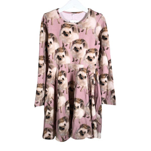 Unisex Metsola - Tricot dress, size 134 - 140 - Light pink (1)
